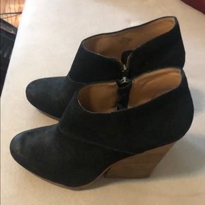 Saks fifth ave olana wedge ankle boots